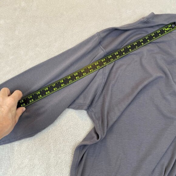 Cabela's Mens T-Shirt Size 3XL Tall Henley Pullover Long Sleeve Lightweight Gray - Picture 6 of 8